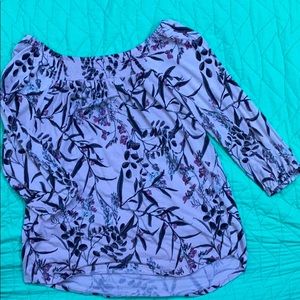 Off the shoulder floral top